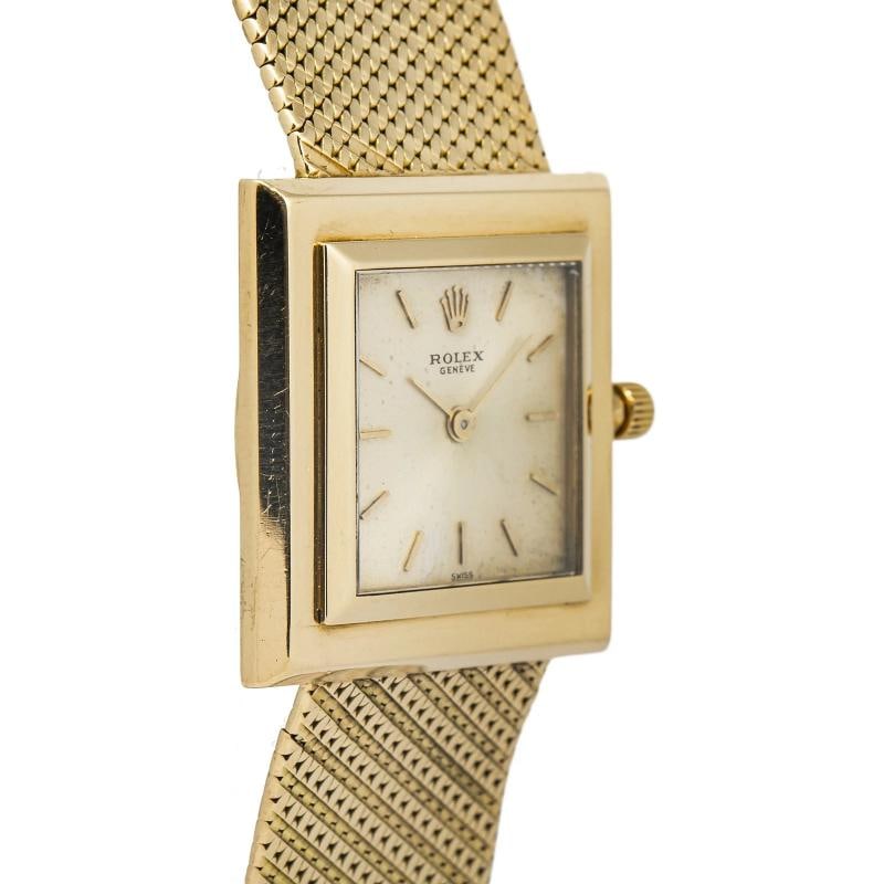Rolex Vintage 22961 18K Manual Winding champagne Dial Unisex's Watch 28mm - 4