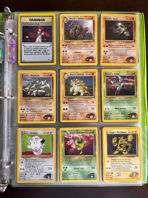 2000 Pokemon TCG: Full Complete GYM HEROES SET (132/132) - NM / MP Condition - 3