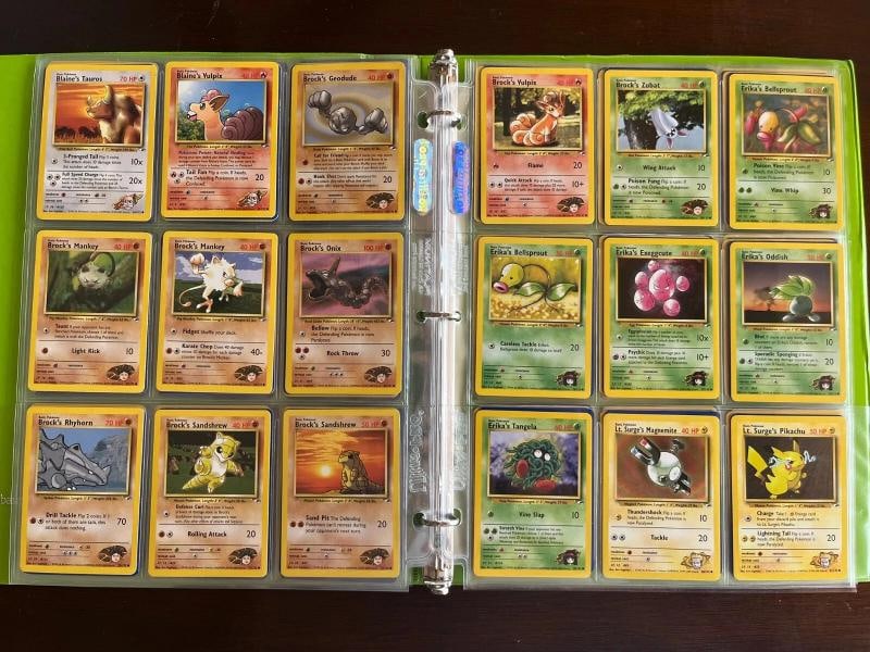 2000 Pokemon TCG: Full Complete GYM HEROES SET (132/132) - NM / MP Condition - 6