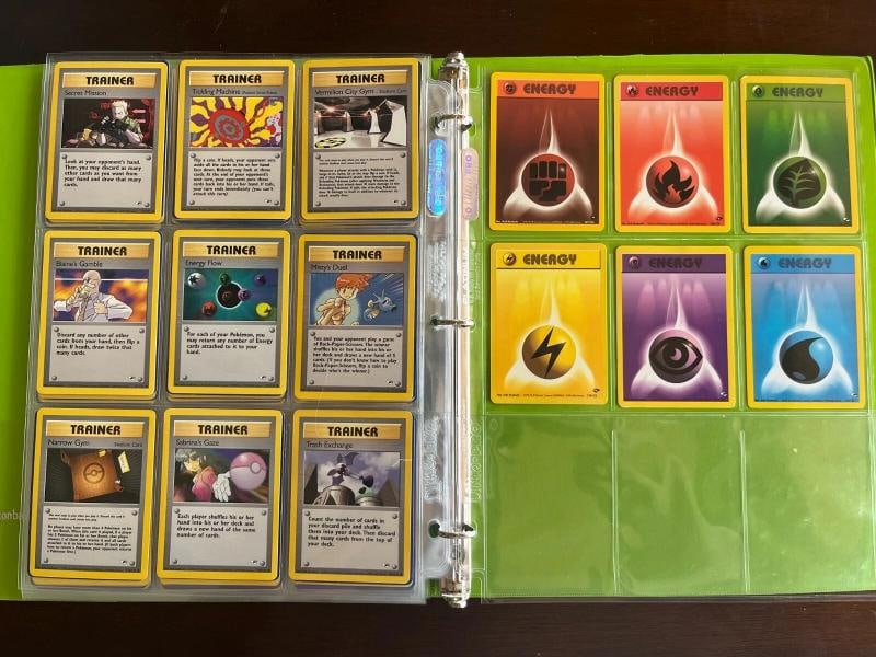 2000 Pokemon TCG: Full Complete GYM HEROES SET (132/132) - NM / MP Condition - 9