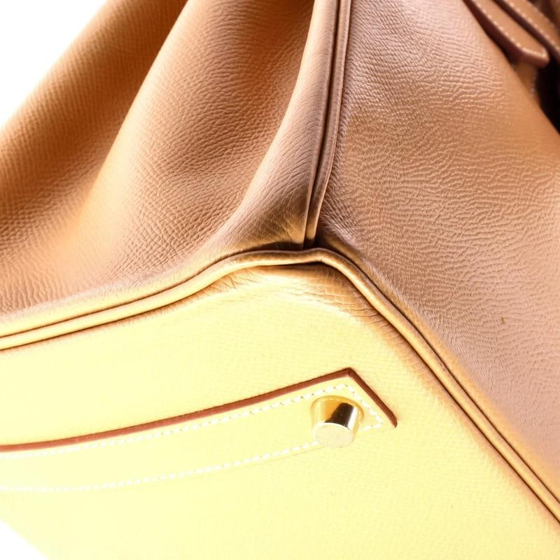 Hermes Birkin Handbag Brown Courchevel with Gold Hardware 35 - 8