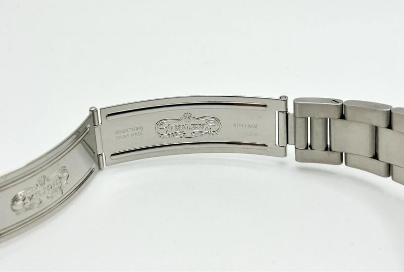 2004 Rolex Date 15210 34mm White Arabic Dial Engine Turned Bezel Steel Box Paper - 7