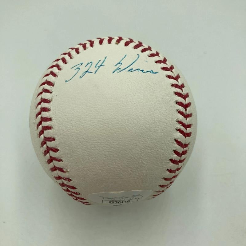 Beautiful Nolan Ryan Signed Heavily Inscribed Career STAT Baseball JSA COA - 8