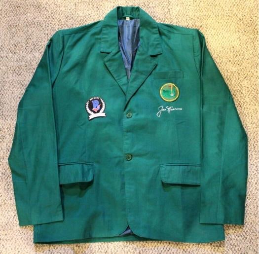 JACK NICKLAUS SIGNED THE MASTERS GREEN JACKET AUGUSTA NATIONAL BECKETT COA 1986 - 6