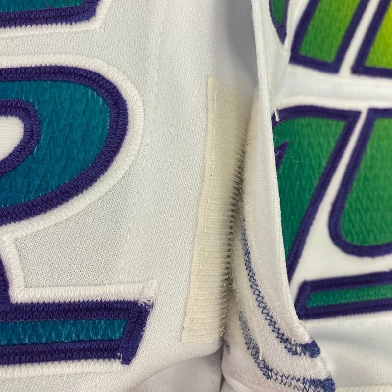 Fred McGriff Signed Game Issued Tampa Bay Devil Rays Russell Jersey JSA COA - 11