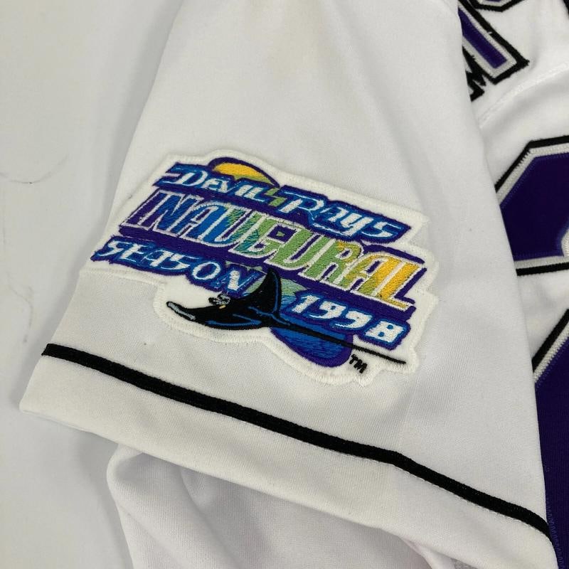 Fred McGriff Signed Game Issued Tampa Bay Devil Rays Russell Jersey JSA COA - 5