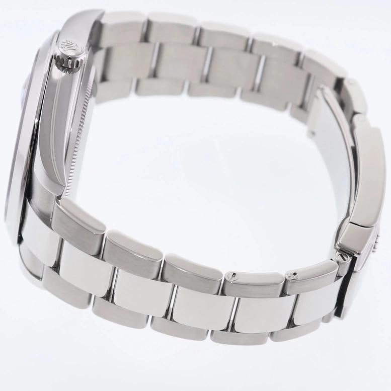 2023 NEW PAPERS Rolex 126300 DateJust 41mm 41 Steel Rhodium Stick Oyster Watch - 4