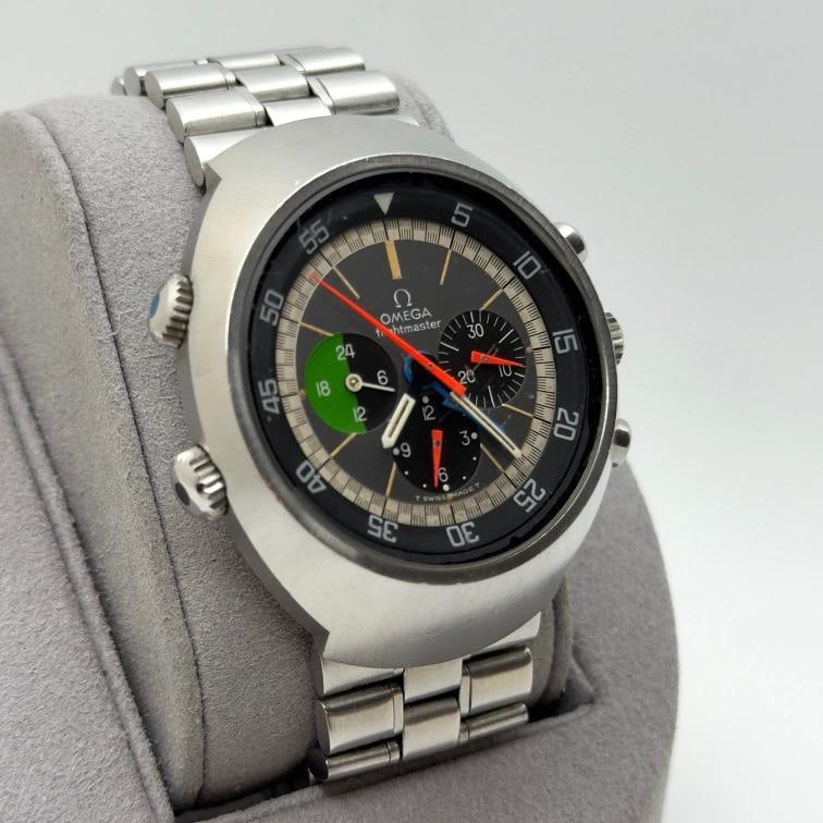 Vintage Omega Flightmaster 145.013 43mm GMT Chronograph Stainless Steel - 3