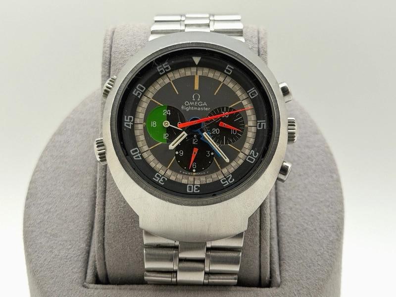 Vintage Omega Flightmaster 145.013 43mm GMT Chronograph Stainless Steel - 8