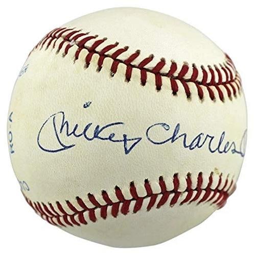 Yankees Mickey Charles Mantle Authentic Signed Oal Baseball JSA #BB32645 - 11