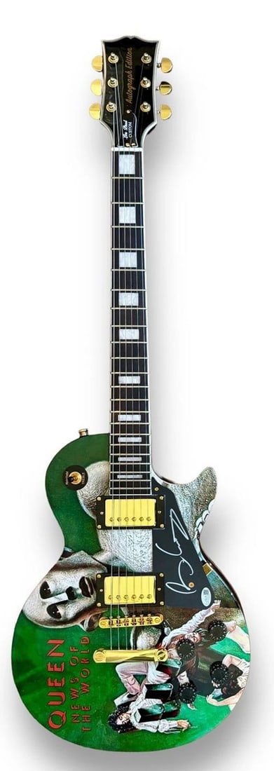Brian May Signed Guitar Custom Graphics JSA COA Queen Bohemian Rhapsody - 2