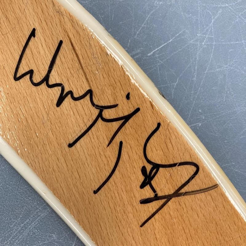 Wayne Gretzky Signed Game Model Hockey Stick Beckett COA - 9
