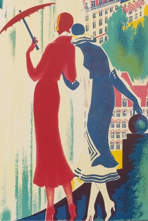 Original Vintage Poster - R. de Valerio - Saint Nectaire - Casino - Golf - 1930 - 2