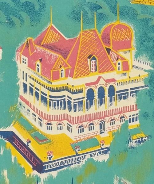 Original Vintage Poster - R. de Valerio - Saint Nectaire - Casino - Golf - 1930 - 3