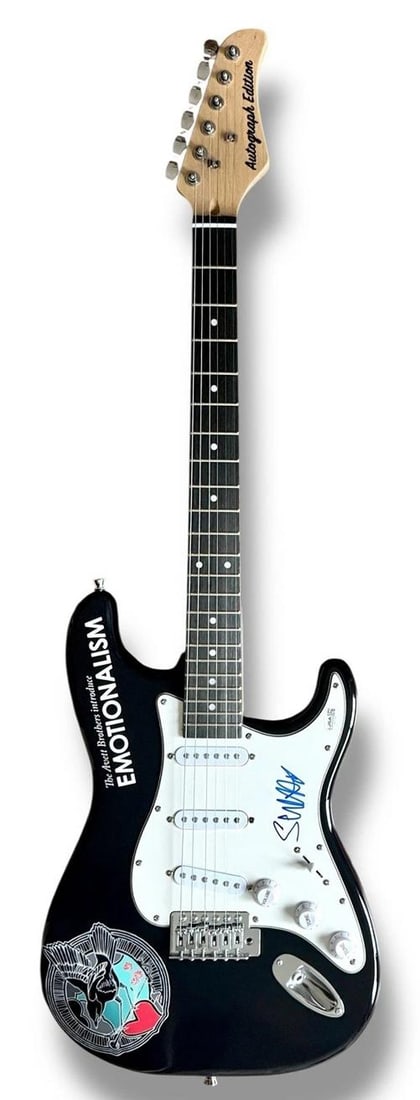 Scott Avett Signed Guitar Custom Graphics JSA COA Avett Brothers Emotionalism - 3
