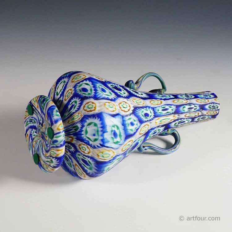 Vetreria Fratelli Toso Millefiori Murrine Vase, Murano Early 20th Century - 6