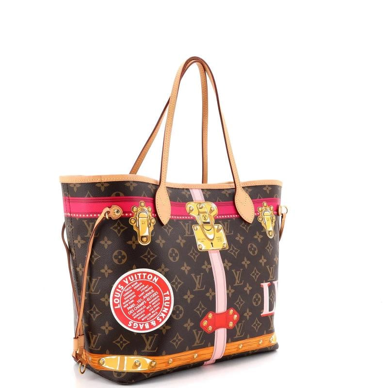 Louis Vuitton Neverfull NM Tote Limited Edition Summer Trunks Monogram Canvas MM - 3