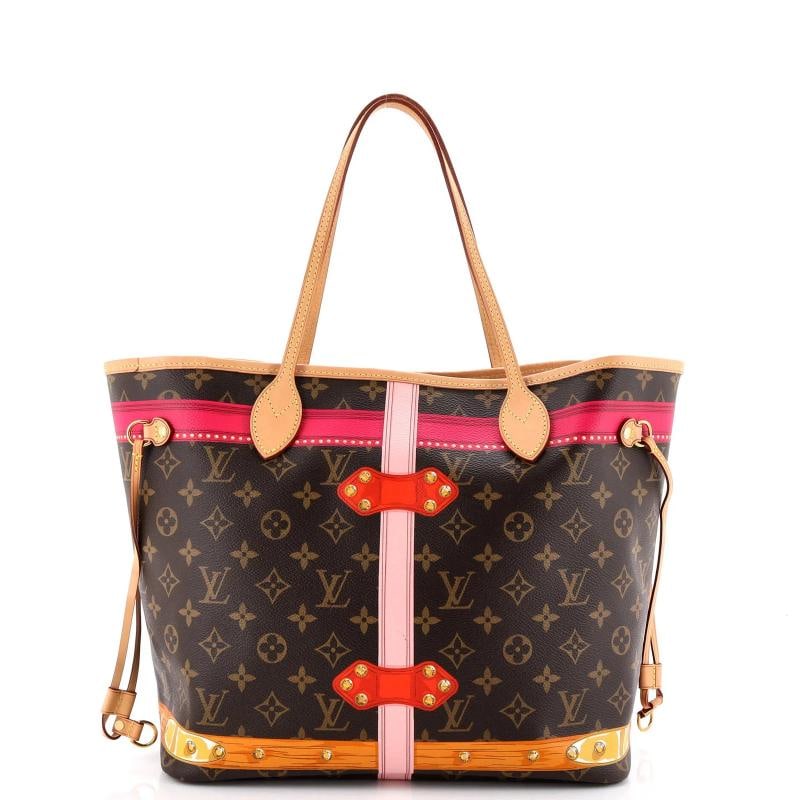 Louis Vuitton Neverfull NM Tote Limited Edition Summer Trunks Monogram Canvas MM - 4