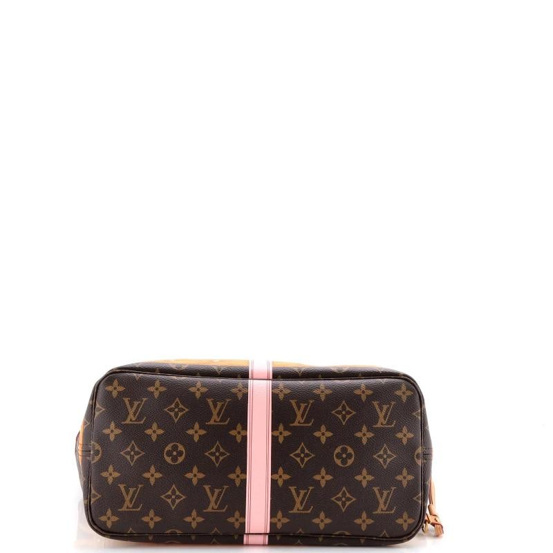 Louis Vuitton Neverfull NM Tote Limited Edition Summer Trunks Monogram Canvas MM - 5