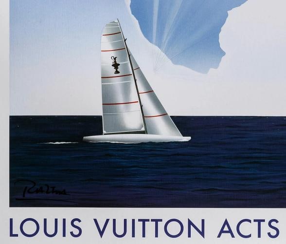 Original Poster, Razzia, Louis Vuitton ACTS, Spinaker, Boat, Sailing Ship, 2006 - 3