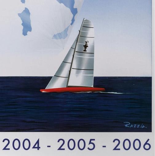 Original Poster, Razzia, Louis Vuitton ACTS, Spinaker, Boat, Sailing Ship, 2006 - 4