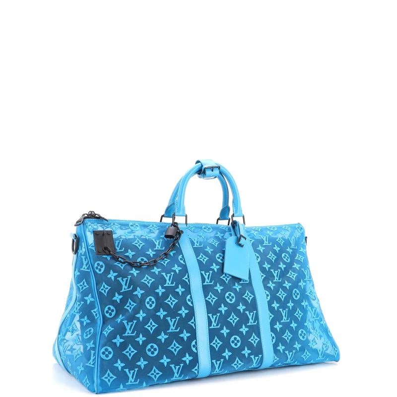 Louis Vuitton Keepall Bandouliere Bag Monogram See Through Mesh 50 - 2