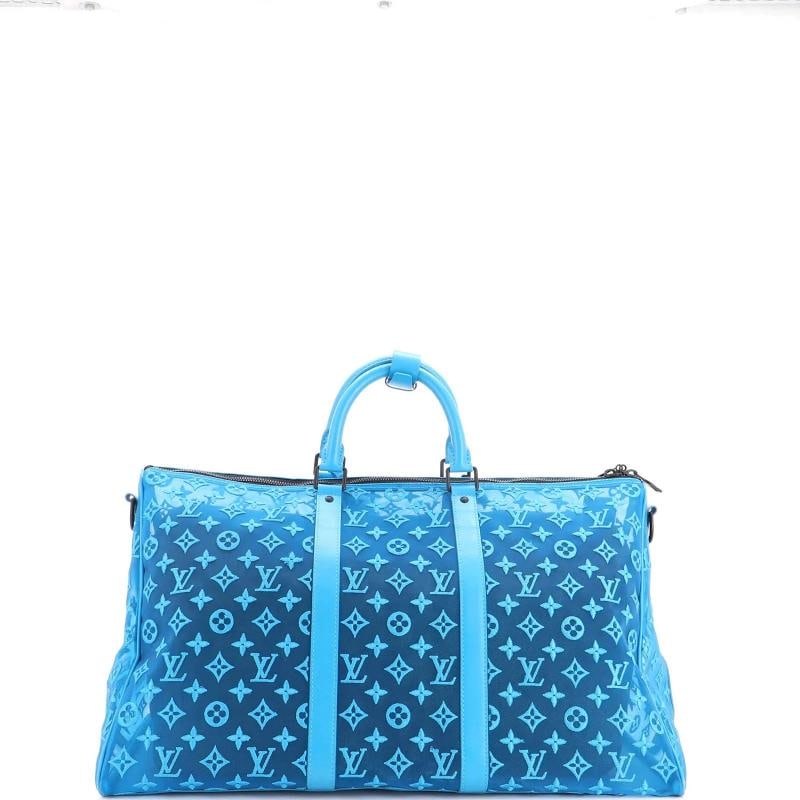 Louis Vuitton Keepall Bandouliere Bag Monogram See Through Mesh 50 - 3