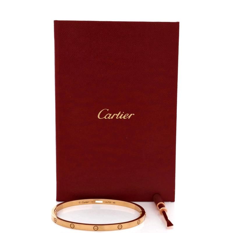 Cartier Love Bracelet 18K Rose Gold Small - 2