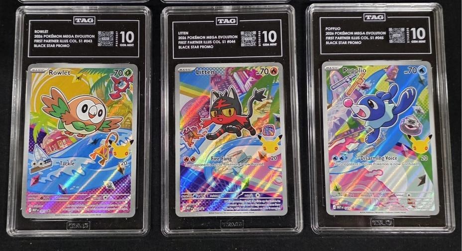 First Partner PokÃƒÂ©mon Promo Set 9x All TAG 10 Charmander Bulbasaur Squirtle + - 4