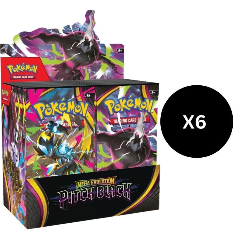 Pokemon Pitch Black Booster Case (6 Boxes) Brand New Factory Sealed: Pokemon Pitch Black Booster Case (6 Boxes) Brand New Factory Sealed