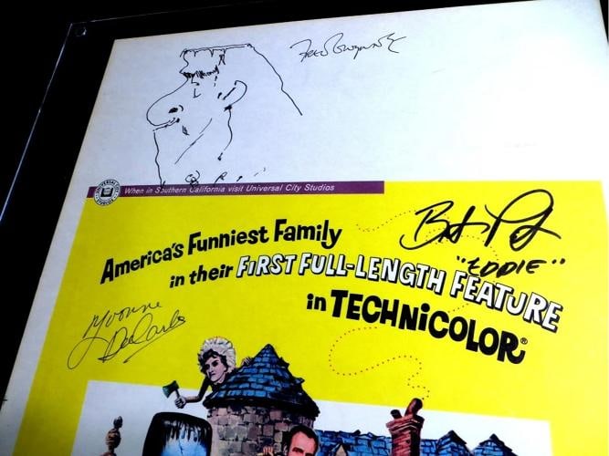The Munsters Signed Cast Autographed Custom Framed Poster Gwynne DeCarlo JSA LOA - 2