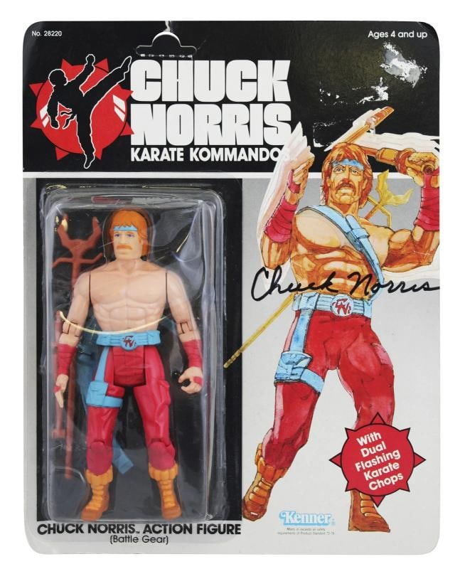 Chuck Norris Walker, Texas Ranger Authentic Signed Action Figure JSA #WA534450: Chuck Norris Walker, Texas Ranger Authentic Signed Action Figure JSA #WA534450
