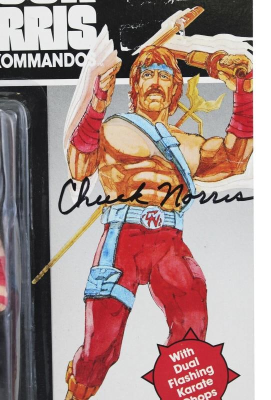 Chuck Norris Walker, Texas Ranger Authentic Signed Action Figure JSA #WA534450 - 2