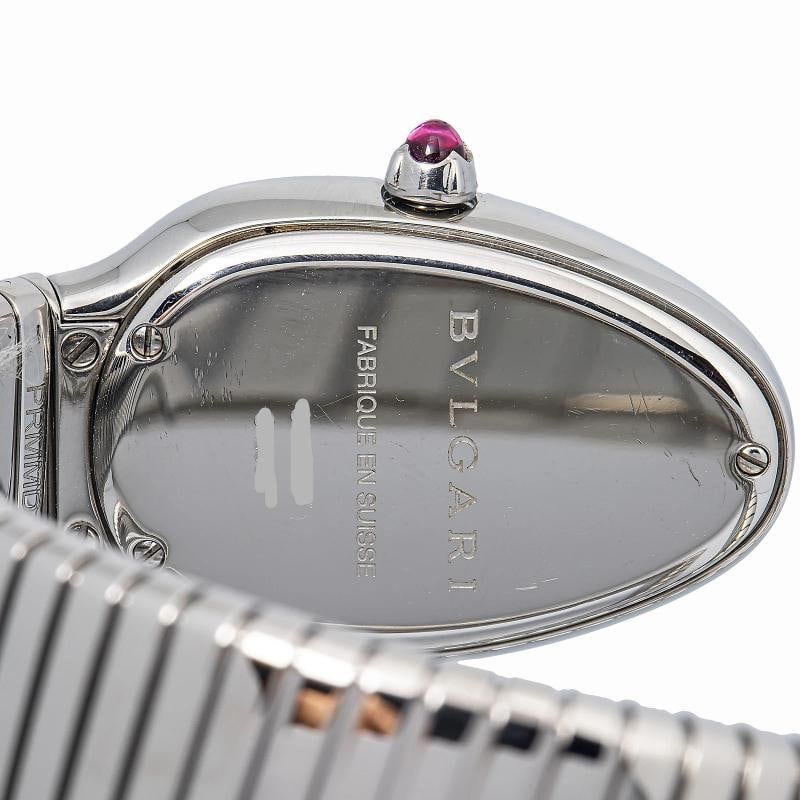 Bvlgari Serpenti SP35S SS Quartz Black Dial Women Watch 35mm - 6