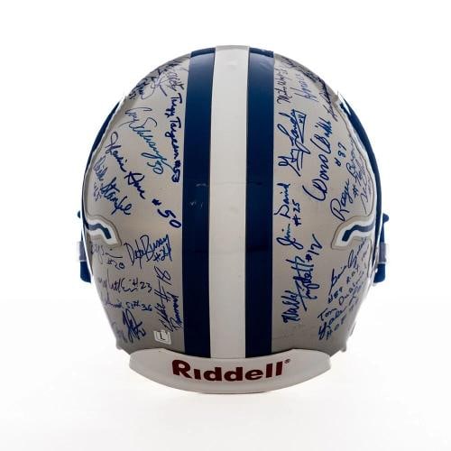 Detroit Lions Legends Multi Signed Full Size Helmet 44 Signatures! PSA DNA COA - 7