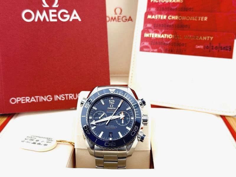 Omega Seamaster Planet Ocean Chrono 600M 215.30.46.51.03.001 Steel Box Paper - 9