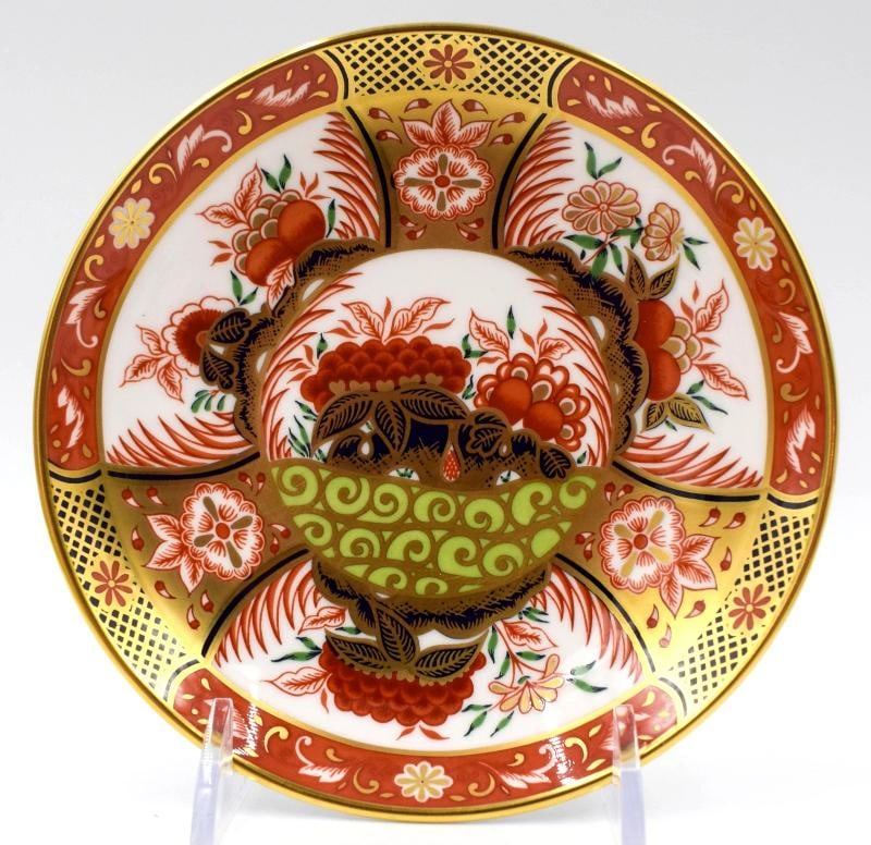 Set of 6 Royal Crown Derby Imari Golden Peony Bone China Coffee Cup & Saucer - 10