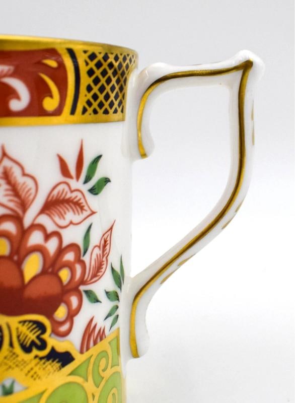 Set of 6 Royal Crown Derby Imari Golden Peony Bone China Coffee Cup & Saucer - 7