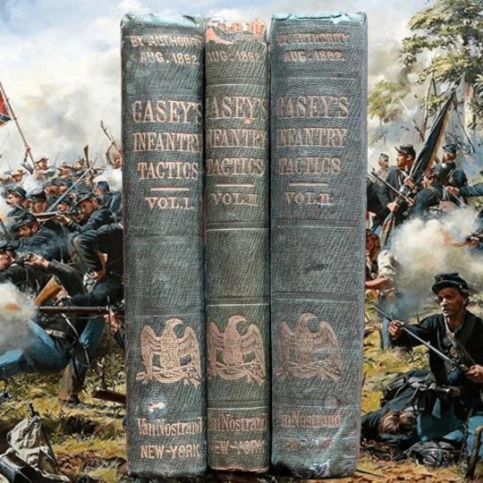 Brig.-Gen Silas Casey / Rare 1862 Infantry Tactics Civil War Soldier Manual: Author: Brig.-Gen. Silas Casey,Country of Origin: United States of America,Publisher: Unknown,Year Printed: 1862,Subject: Illustrated Rare 1862 Infantry Tactics Civil War Soldier Manual Instructions