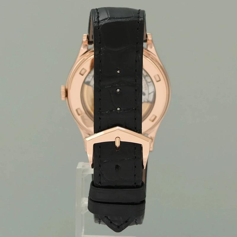 PAPERS MINT Patek Philippe 5296R Rose Gold Calatrava Sector Leather Watch Box - 7
