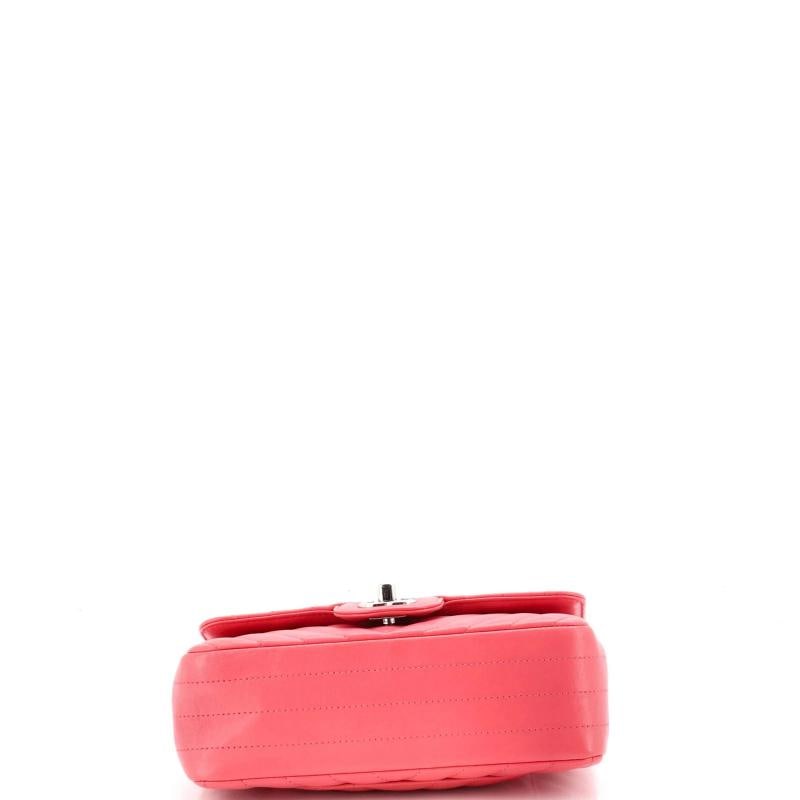 Chanel Classic Single Flap Bag Chevron Lambskin Mini - 5