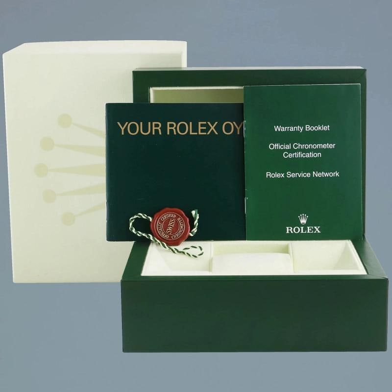 MINT Rolex Submariner 16613LB Two Tone Gold Silver Serti Diamond Gold Buckle - 7