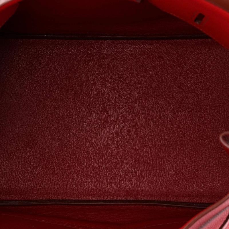 Hermes Birkin Handbag Red Togo with Gold Hardware 35 - 5