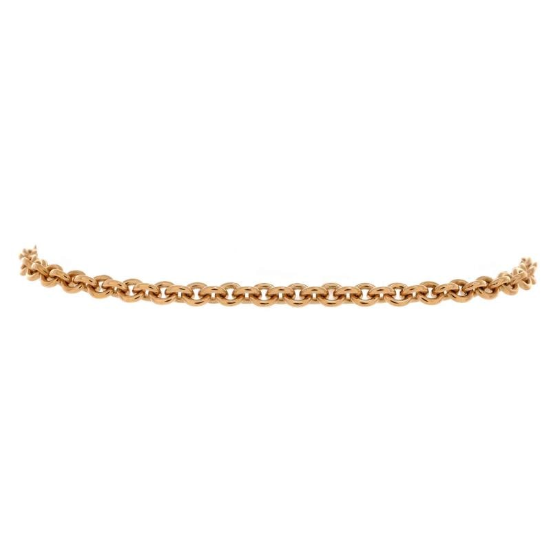Hermes Amulettes Cadenas Pendant Bracelet 18K Rose Gold with Diamonds - 3