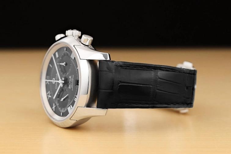 OMEGA B&P DE VILLE HOUR VISION CHRONOGRAPH 431.13.42.51.01.001 BLACK 42MM WATCH - 4
