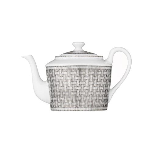 NEW HERMES MOSAIQUE AU 24 PLATINUM TEAPOT #P035018P BRAND NIB FRENCH PORCELAIN: Condition: New: A brand-new, unused, unopened, undamaged item in its original packaging (where packaging is applicable). Packaging should be the same as what is found in a retail store, unless the ite