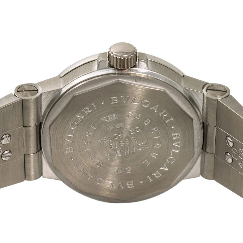 Bvlgari Diagono LCVW29G Womens Quartz 18K White Gold Watch MOP Dial 29mm - 4