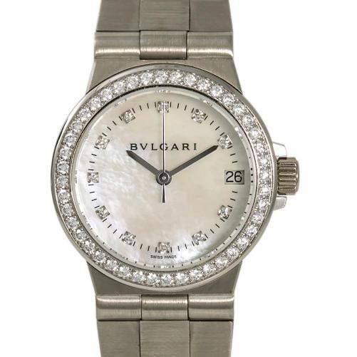 Bvlgari Diagono LCVW29G Womens Quartz 18K White Gold Watch MOP Dial 29mm - 5
