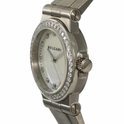 Bvlgari Diagono LCVW29G Womens Quartz 18K White Gold Watch MOP Dial 29mm - 6