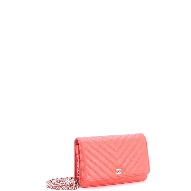 Chanel Wallet on Chain Chevron Caviar - 2